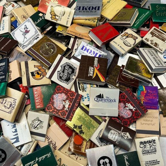 Vtg Match Book Box Lot of 25 **Random selection in each lot!** Matchbook Matchbo - Picture 2 of 5